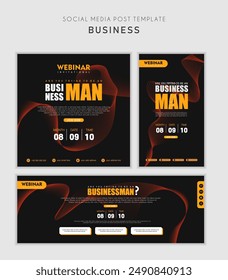 Diseño moderno de la Plantilla del poste de los medios sociales, para el marketing digital de negocios en línea, Anuncio y póster