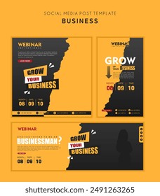 Social Media Post Vorlage Modernes Design, für Business Digitales Marketing Online, Banner und Poster