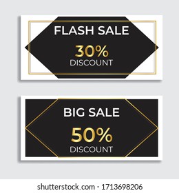 Social media post template. Nice vector graphics for sales promotions, discount coupons, online stores etc.