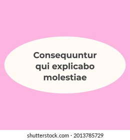 Social media post template pink colorful