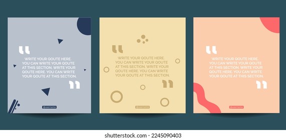 Social media post template for profile and feed stories. Social media template vector designs.