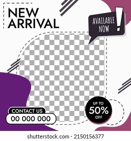 Social media post template for promotion your product 