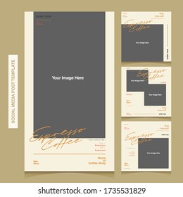 Social media post template ramadan concept. Easy to use and free editable for commercial or personal use.