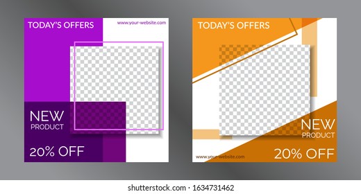 Social Media Post Template for Sale Promotional