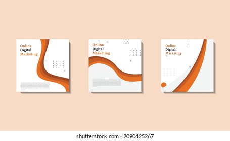 Social Media Post Template Set