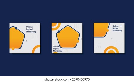 Social Media Post Template Set