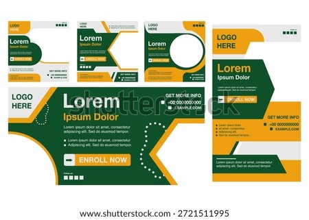 Social media post template Set