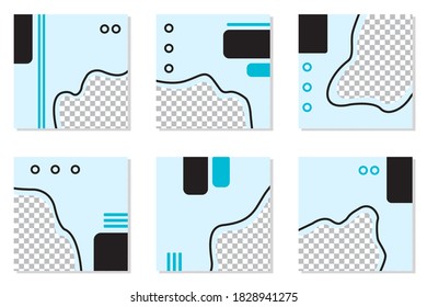 Social Media Post Template Simple Design