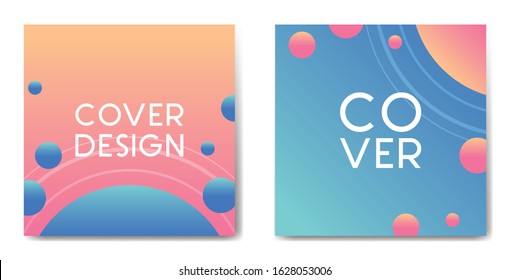 Social media post template square background with style and circle element. Applicable for Covers and Banner Designs