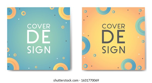 Social media post template square background with geometric style. Applicable for Covers, Voucher, Flyers and Banner Designs