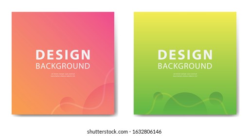 Social media post template square background with Geometric style and circle element. Applicable for Covers, Voucher, Flyers and Banner Designs