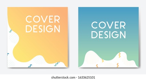 Social media post template square background with Geometric style. Applicable for Covers, Voucher, Flyers and Banner Designs