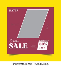 social media post template, square social media post template, editable social media post template for fashion