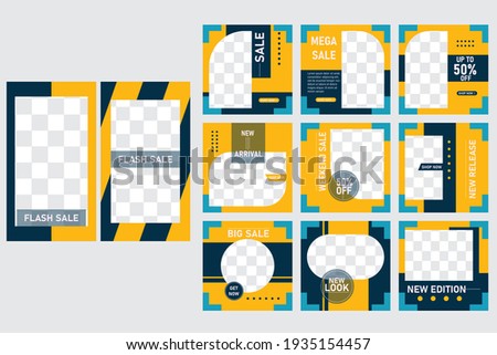 social media post template, square social media post template, editable social media post template for fashion