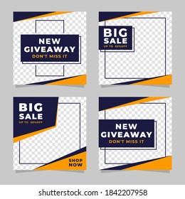 Social media post template suitable for marketing, promotion, ads, advertising, web, banner, and many more.