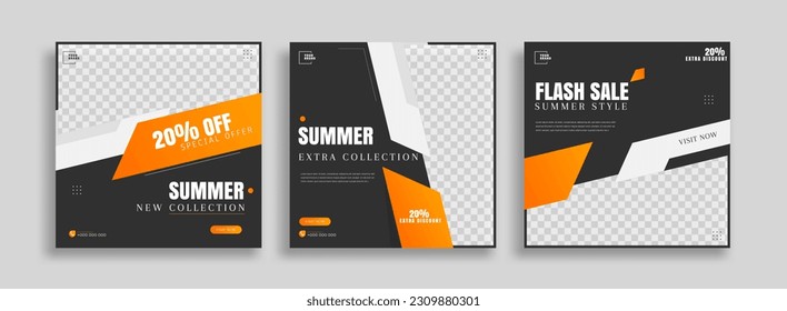plantilla de publicación de medios sociales para promoción de venta de eventos de verano.