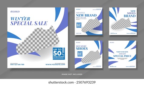 Social Media Post Template Theme Shoes Sale