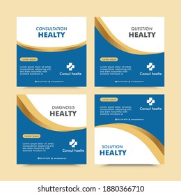social media post template vector design
