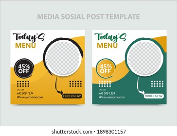 conjunto de publicaciones en medios sociales para promoción