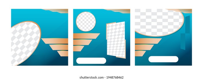 social media post template vector illustration