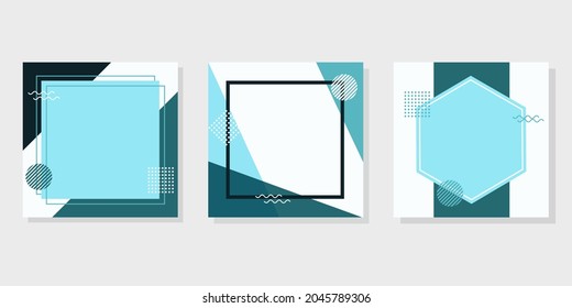 social media post template vector background