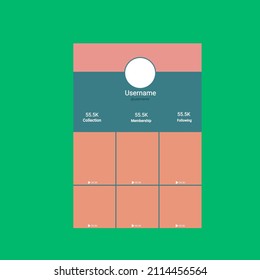 social media post template vector  template