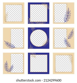 Social Media Post Template Vector