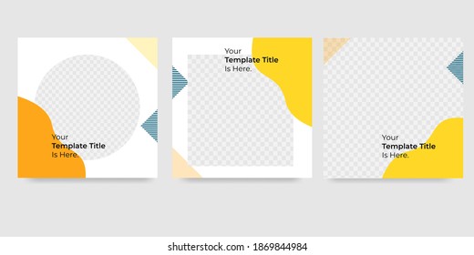 Social media post templates can be edited, for brochures, banners, fashion sales, discoun products, fliyers etc.vector illustration eps10