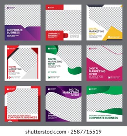 social media post templates for marketing