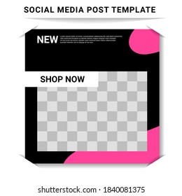Social media post templates, perfect for digital marketing, social media templates that are modern, trendy and attractive