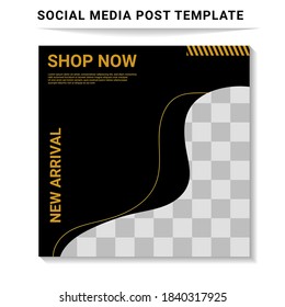 Social media post templates, perfect for digital marketing, social media templates that are modern, trendy and attractive