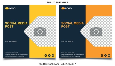 social media post templates set. abstract post design. banner design templates set and abstract web banner design.