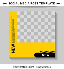Social media post templates, suitable for digital marketing, social media templates that are modern, trendy and attractive