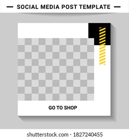 Social media post templates, suitable for digital marketing, social media templates that are modern, trendy and attractive