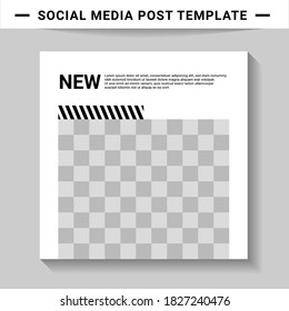 Social media post templates, suitable for digital marketing, social media templates that are modern, trendy and attractive