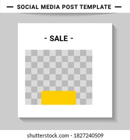 Social media post templates, suitable for digital marketing, social media templates that are modern, trendy and attractive