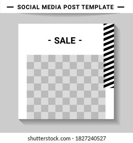 Social media post templates, suitable for digital marketing, social media templates that are modern, trendy and attractive