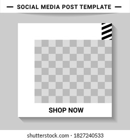 Social media post templates, suitable for digital marketing, social media templates that are modern, trendy and attractive