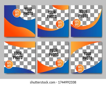social media post template.social media promotion.socia media instagram stories.Editable Post Template Social Media 