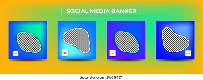 SOCIAL MEDIA POST templete for poster,flyer, design element,