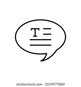Diseño delgado del Vector del icono del contorno del poste de los medios sociales bueno para el Web o el App móvil