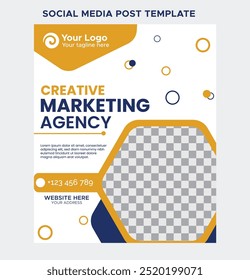 Social Media Post vector Template
