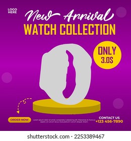 Social media post for watch