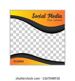 Social Media Post Web Banner Template Design Vector