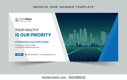 Social media post and web banner template design. Fully editable