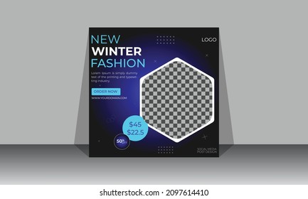 Social Media Post And Web Banner Design, Corporate Business Social Media Template