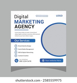Social Media post or Web Banner Template Design