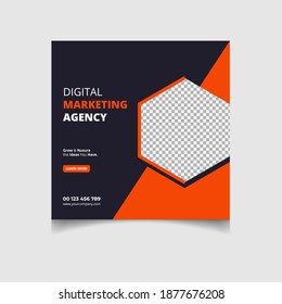 social media post and web internet ads. Vector illustration.