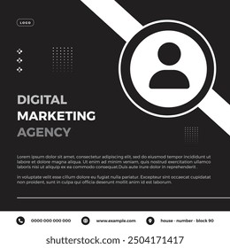 social media post and web internet ads. Editable template post for social media ad. web banner ads for promotion design.
