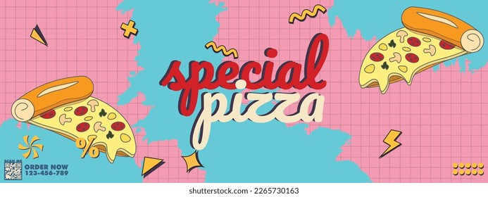 SOCIAL MEDIA POSTER AND BANNER PIZZA TIME